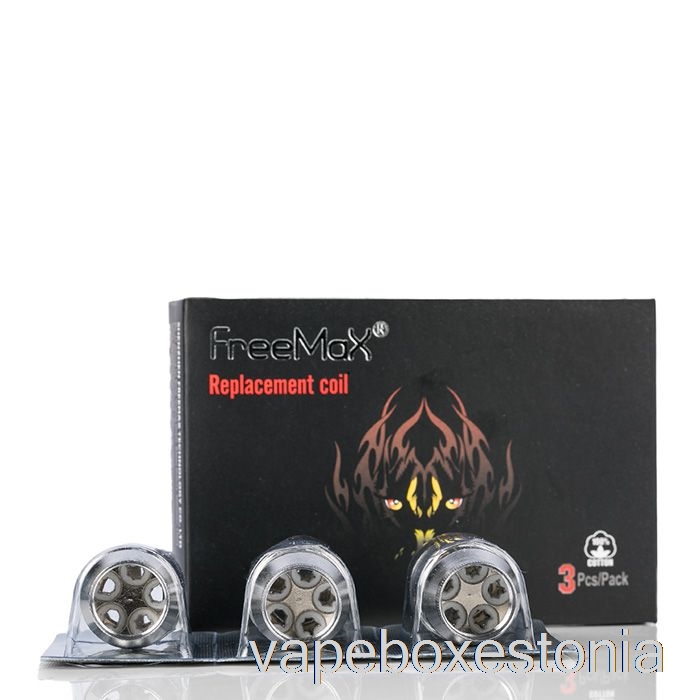 Vape Box Estonia Freemax Fireluke Mesh Pro Asenduspoolid 0,15oomi Tuleluku Kaksteistsõrmiksoole Mähised